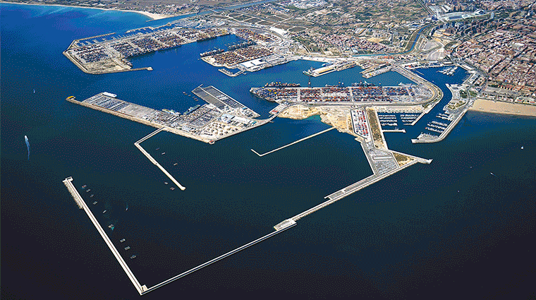 Cinco puertos gestionan más del 88% de los contenedores del sistema portuario español