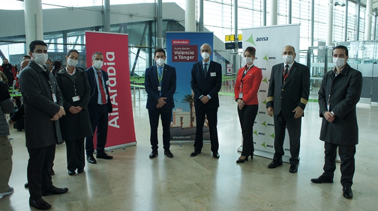 El Aeropuerto de Valencia estrena ruta a Tánger con la compañía Air Arabia.