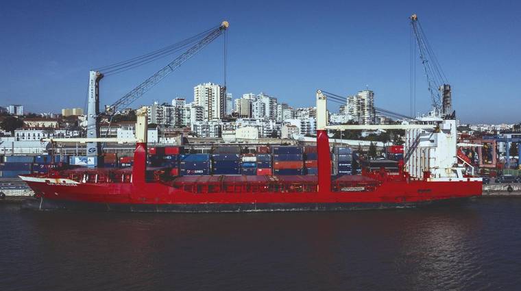 El buque “Ilha de Madeira” llegó al puerto de Caniçal el pasado 5 de febrero.