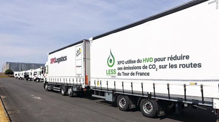 Los camiones estarán propulsados por aceite vegetal hidrotratado (HVO) biodegradable.