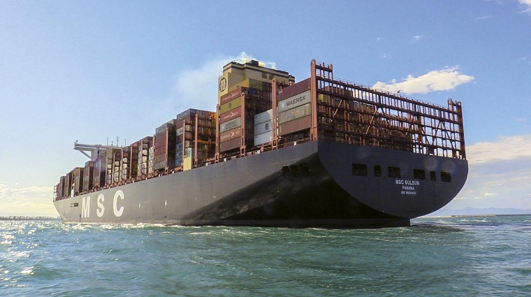 Los fletes de contenedores con origen o destino en Valenciaport siguen reduciéndose mes tras mes.