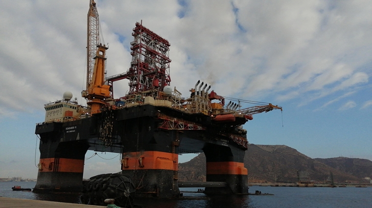 Plataforma Scarabeo 9 de Saipem.