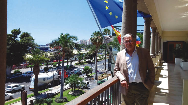 Carlos Gonz&aacute;lez, presidente de la Autoridad Portuaria de Santa Cruz de Tenerife.