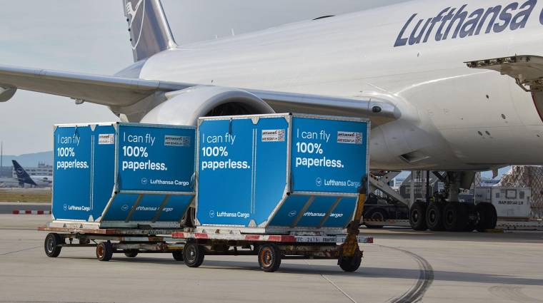 Lufthansa avanza en la digitalización de los procesos de gestión de la carga aérea.