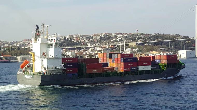 El “Admiral Moon” es uno de los buques que prestará el servicio entre Turquía y España.