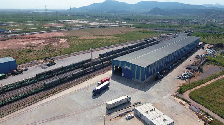 Railsider Mediterr&aacute;neo cuenta con una destacada terminal ferroviaria en Sagunto.
