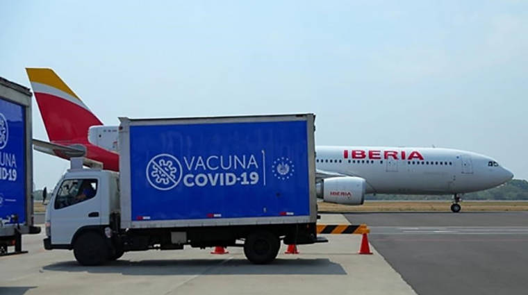 IAG Cargo, Iberia y British Airways transportan 2,5 millones de vacunas en Am&eacute;rica Latina.