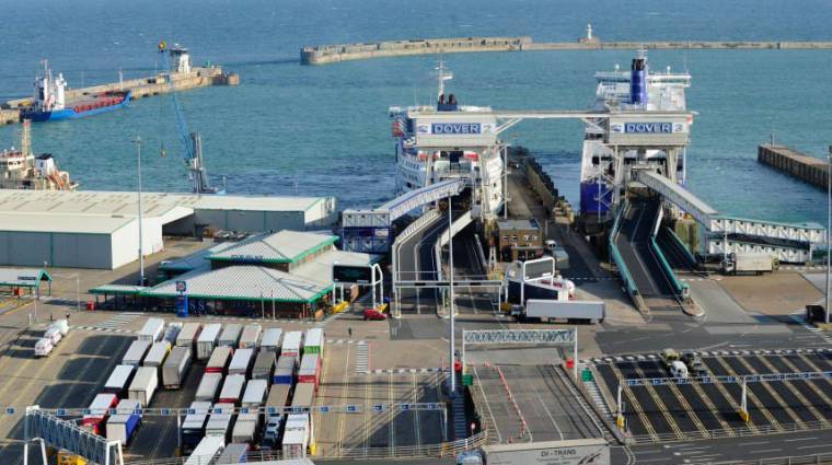 El Puerto de Dover es clave en las relaciones comerciales Reino Unido-Unión Europea.