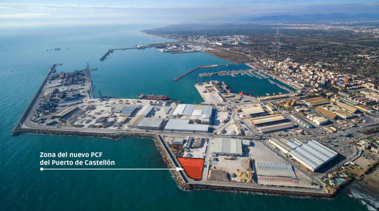 El nuevo Puesto de Control Fronterizo del Puerto de Castellón estará ubicado en la Dársena Norte del enclave. Infografía: José Antonio Sánchez.