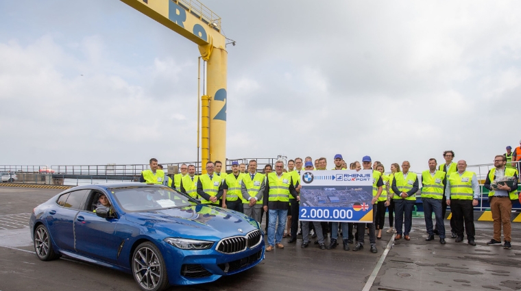 Cuxport realiz&oacute; en agosto el transporte del coche n&uacute;mero 2 millones para el Grupo BMW en Cuxhaven.