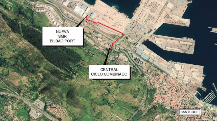 El proyecto licitado incluye la construcción de un tramo de línea eléctrica y el edificio de la nueva SMR-Bilbao Port.