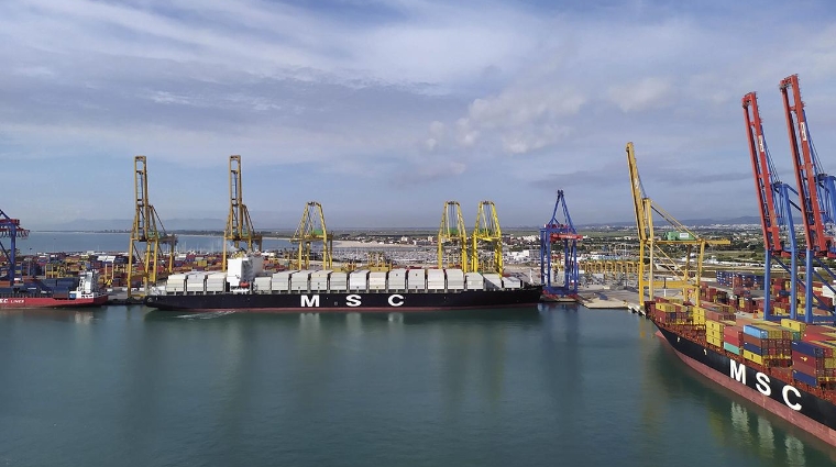 Un total de 4.336.957 TEUs han pasado por las terminales de Valenciaport en lo que va de año.