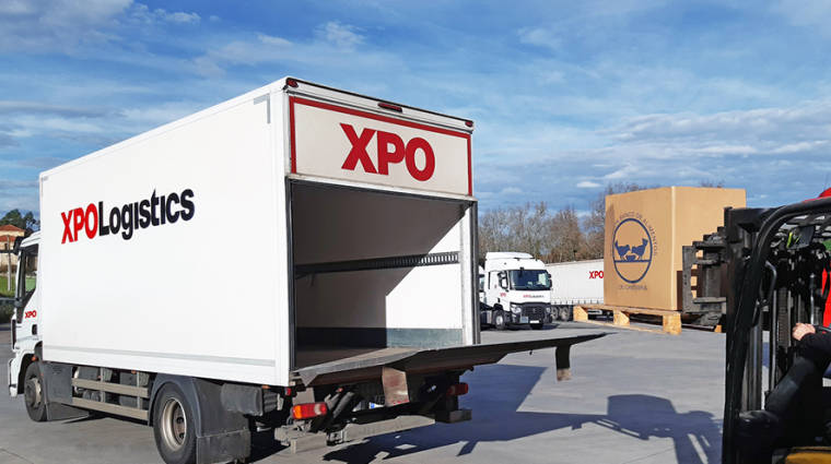 XPO Logistics dona 10.335 kilos de Comida a FESBAL para ayudar a los m&aacute;s necesitados.