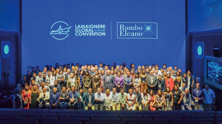 Los profesionales de Lamaignere que participaron en el Congreso Internacional de Ventas.