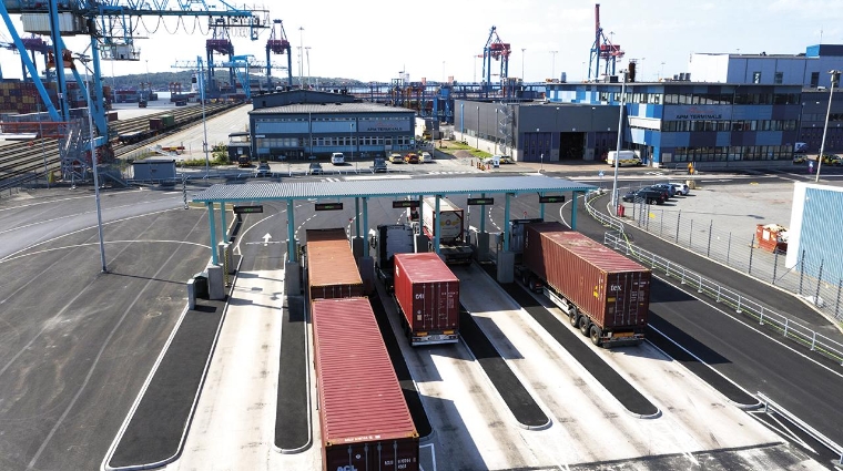 La Terminal sueca de Gotemburgo va a poner en marcha un sistema mediante el cual dará prioridad en sus instalaciones a todos los camiones que sean eléctricos.