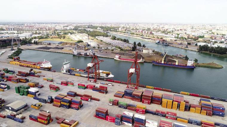 Tráficos 2021 del Puerto de Sevilla: contenedores al alza