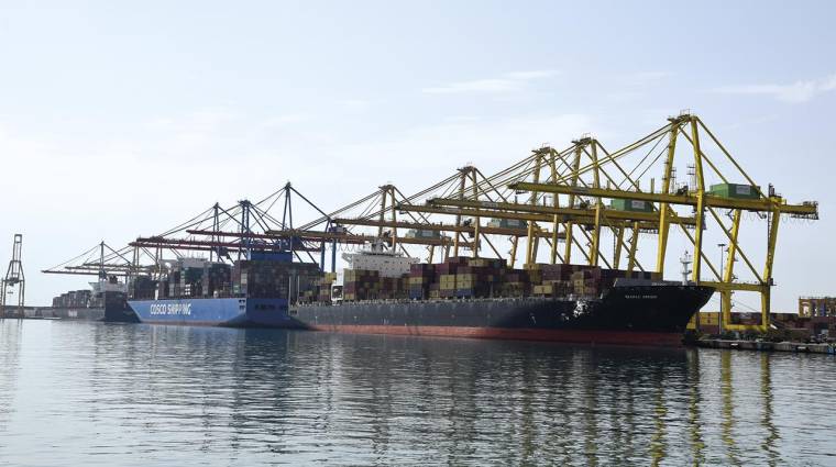 La apuesta de las navieras y la conectividad que ofrece el Puerto de Valencia son clave a la hora de colaborar en la expansión internacional de la industria del mueble. Foto: Raúl Tárrega.