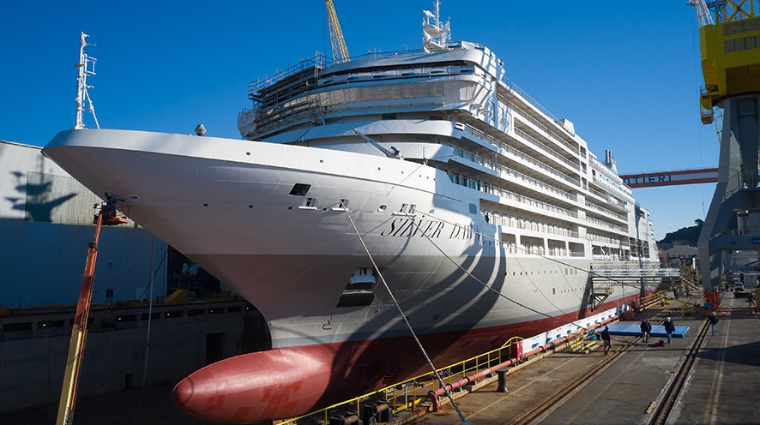 Silversea bota el buque &quot;Silver Dawn&quot;, el d&eacute;cimo de su flota, en Ancona.