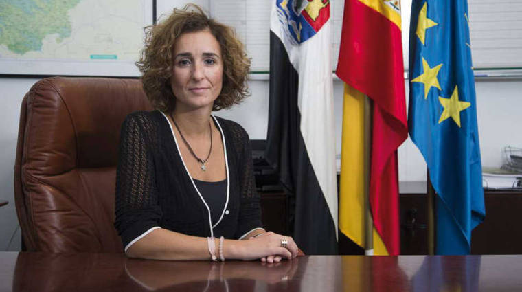 Olga García, consejera de Economía e Infraestructuras de la Junta de Extremadura