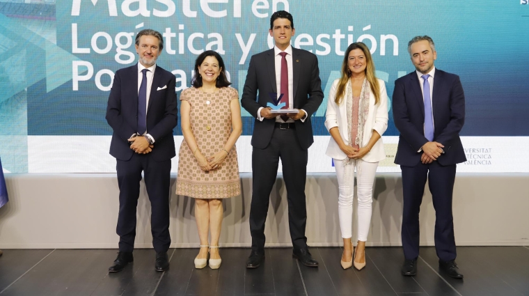 Miguel Garín, director de Desarrollo Internacional de la Fundación Valenciaport; María del Mar Fernández-Palacios, embajadora de España en Brasil; Marcelo Sampaio Cunha Filho, ministro de Infraestructuras de Brasil; Ana Rumbeu, directora de Formación de la Fundación Valenciaport y Jonas Mendes Constante, responsable de los proyectos de la Fundación Valenciaport en Brasil.