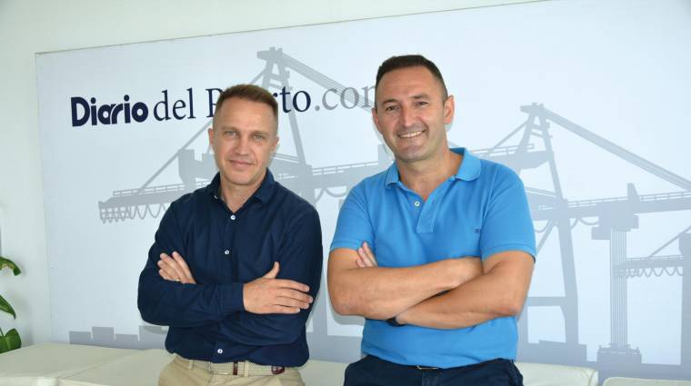 Luis Ángel Mas Escudero, director general de Reciclamás, junto al subdiretor de la firma, Luis Orero. Foto Loli Dolz.