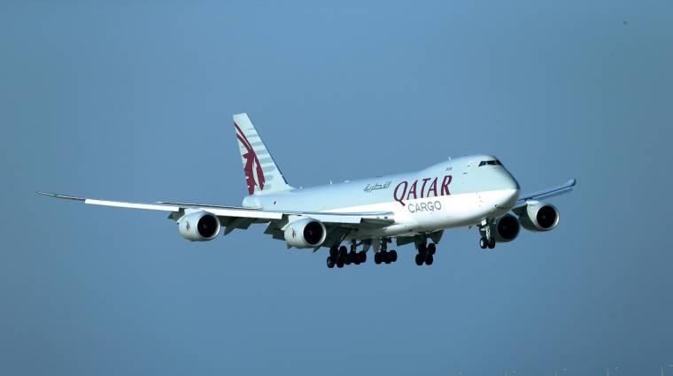 Qatar Cargo opera 9 veces por semana en Zaragoza con un vuelo carguero puro con capacidad para 100 toneladas.