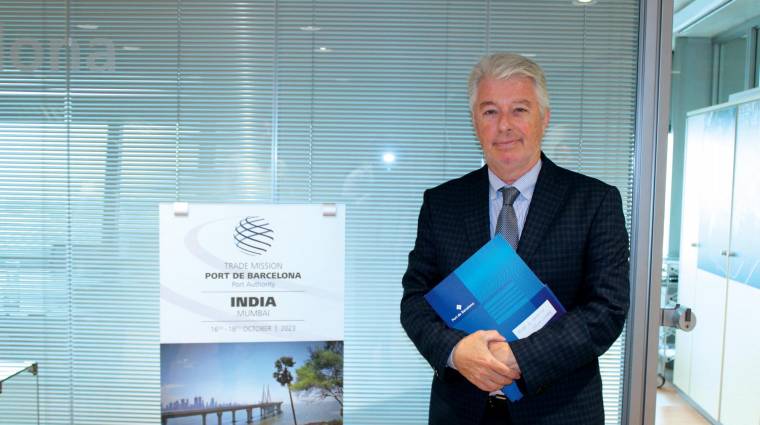 Manel Galán, jefe de relaciones institucionales de Port de Barcelona. Foto: J.P.