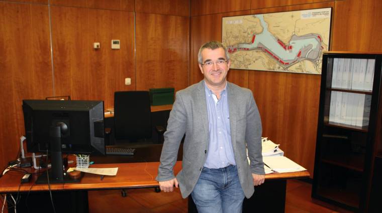 David Candelario muestra la satisfacción del Puerto de Pasaia por los resultados obtenidos en 2022. Foto J.P.