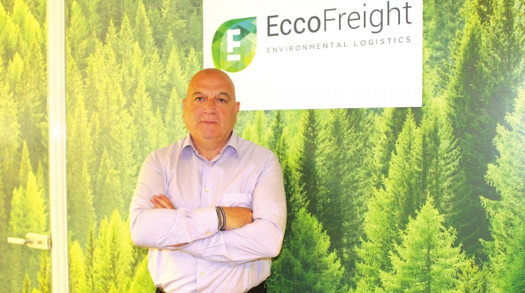 Lluc Navarro, responsable del departamento de Carga Aérea de Eccofreight. Foto B.C.