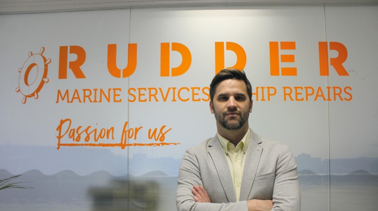 Marc Ros, director comercial de Rudder Marine Services &amp; Ship Repairs. Foto: J.P.