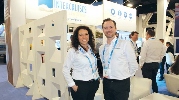 Virginia Quintairos, business development director; y Peter Ulwahn, CEO TUI Musement, de Intercruises. Foto B.C.