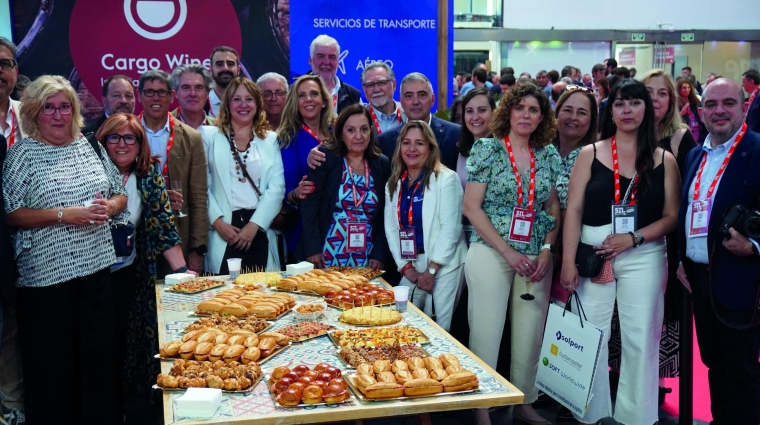Algunos de los representantes de los Propeller de España reunidos ayer en el SIL. Foto FV.