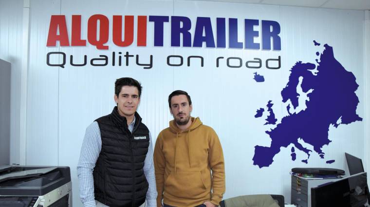 Fernando Gilaranz y Jesús Gilaranz, hermanos y propietarios de la empresa Alquitrailer. Foto M.C.