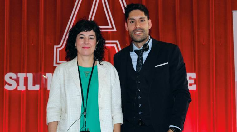 Susana Val, directora de ZLC; y Rafael Aguilar, director general de UNO. Foto B.C.