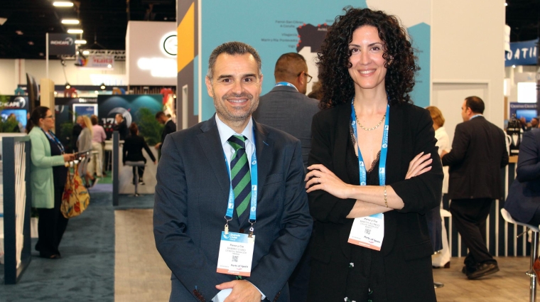 Ramiro Cobo, General Manager; y Marta Alonso, Cruise Manager. Foto B.C.