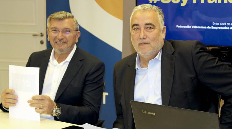 Carlos Prades y Carlos García, presidente y secretario general de FVET, han presentado la campaña. Foto J.C.P.