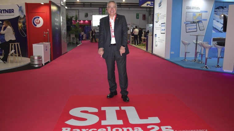 Pere Navarro, presidente del SIL, el viernes a pocas horas de clausurar la edición del 25 aniversario del certamen. Foto Miguel Jiménez.