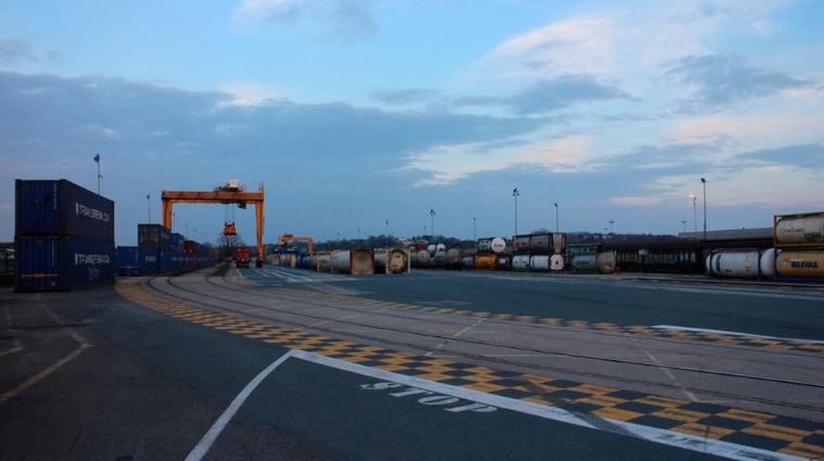 La conexión partirá del CEF de Mouguerre, próximo a Baiona, donde operan ya empresas como Novotrans (foto) y Ambrogio.