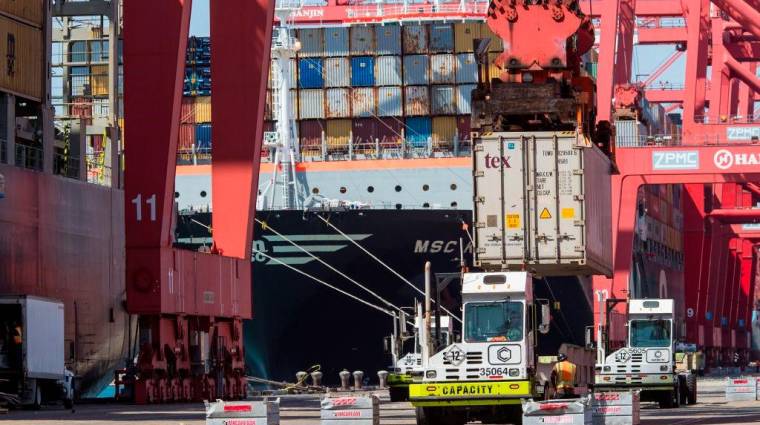 El tráfico del Puerto de Long Beach creció un 4,6% hasta julio con 5,70 millones de TEUs