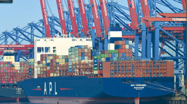 ras China, en 2018 Singapur fue el segundo mayor pa&iacute;s socio del Puerto de Hamburgo para el tr&aacute;fico de contenedores.