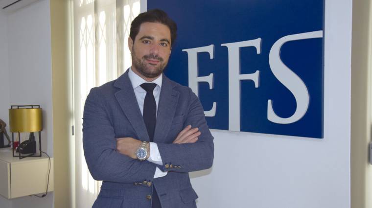 Ignacio Almenar, socio y director del departamento Jur&iacute;dico de Transporte de EFS Abogados &amp; Economistas. Foto: Loli Dolz.