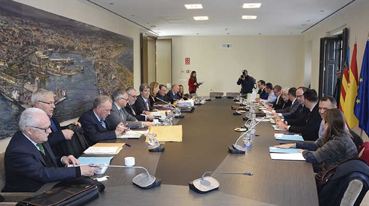 Un momento de la reuni&oacute;n del Consejo de Administraci&oacute;n celebrada el pasado viernes. Foto Alba Garc&iacute;a.