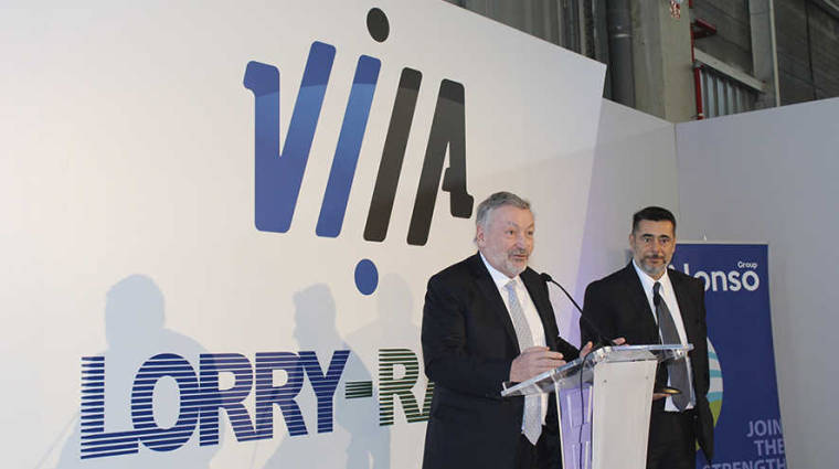 Thierry Le Guilloux, presidente de VIIA, y Miguel de Sanjuan, sales manager de VIIA en Espa&ntilde;a. Foto E. Garc&iacute;a.