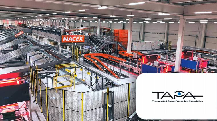 La renovación del certificado TAPA FSR – Nivel A refleja el nivel de excelencia en seguridad logrado por Nacex en su Plataforma de Coslada.