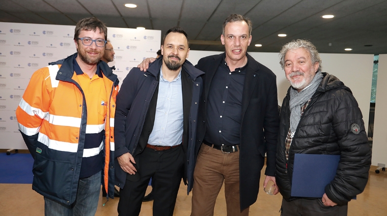 Equipo de APM Terminals Barcelona durante la presentaci&oacute;n de Valores de la Marca de Calidad del Puerto de Barcelona.