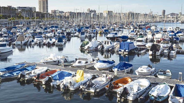 La Marina Deportiva de Las Palmas.