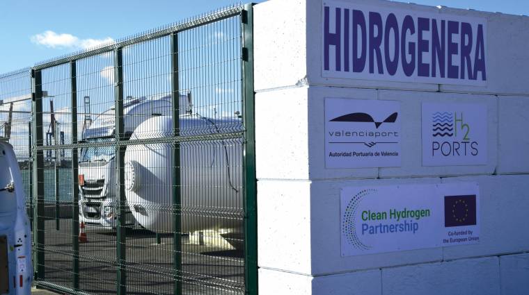 Tras la prueba piloto está previsto que se desplace hidrógeno hasta las terminales de MSC y Grimaldi.