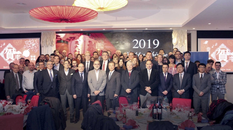 COSCO Shipping Lines Spain reuni&oacute; el viernes en Barcelona a m&aacute;s de un centenar de profesionales para celebrar el A&ntilde;o Nuevo chino. Foto E. Garc&iacute;a.