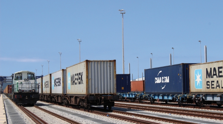 Synergy&nbsp;opera trenes de contenedores desde laTerminal BEST del Puerto de Barcelona, hasta su Terminal Intermodal en Noain desde 2012.