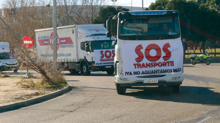 La situaci&oacute;n en el sector del transporte por carretera es &ldquo;insostenible&rdquo;, seg&uacute;n el CNTC. Foto B.C.